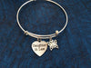 Daughter In Law with Butterfly Charm Bangle Adjustable Expandable
