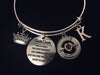Gemini Queen Jewelry Expandable Charm Bracelet Silver Adjustable Bangle Trendy One Size Fits All Gift Crown Personalize Initial and May or June Birthstone