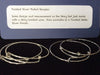 Twisted Wire Expandable Adjustable Silver Wire Bangles