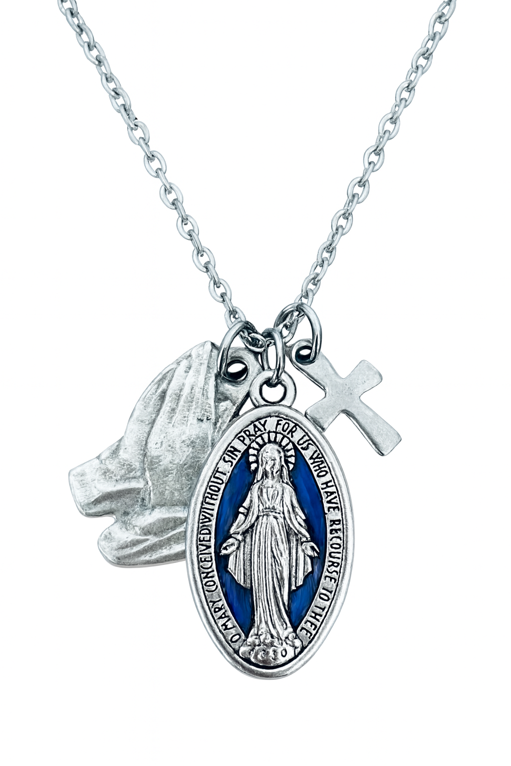 Miraculous Medal Necklace – Virgin Mary Religious Medal | Jules Obsession