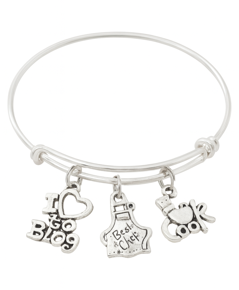 Chef Charm Bracelet – Cooking & Food Blogger Jewelry