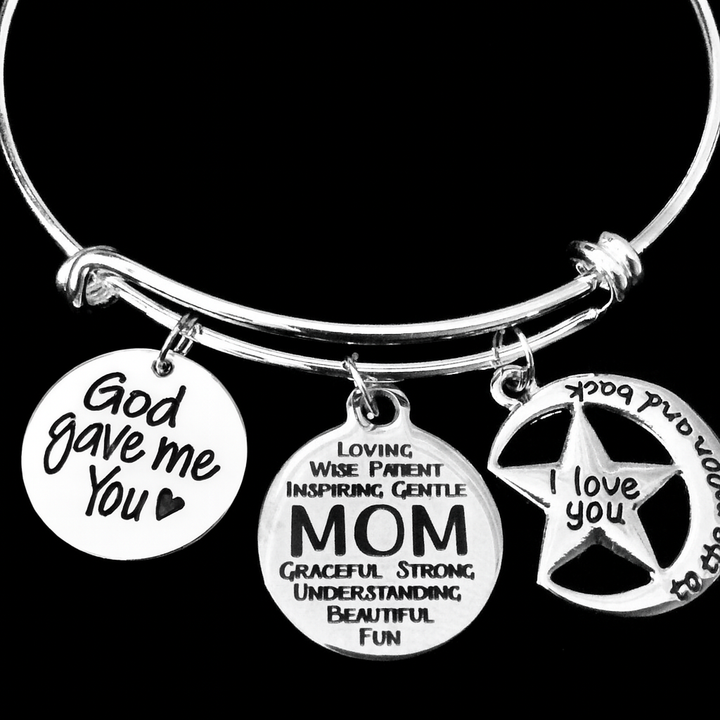 god gave me you charm bracelet 