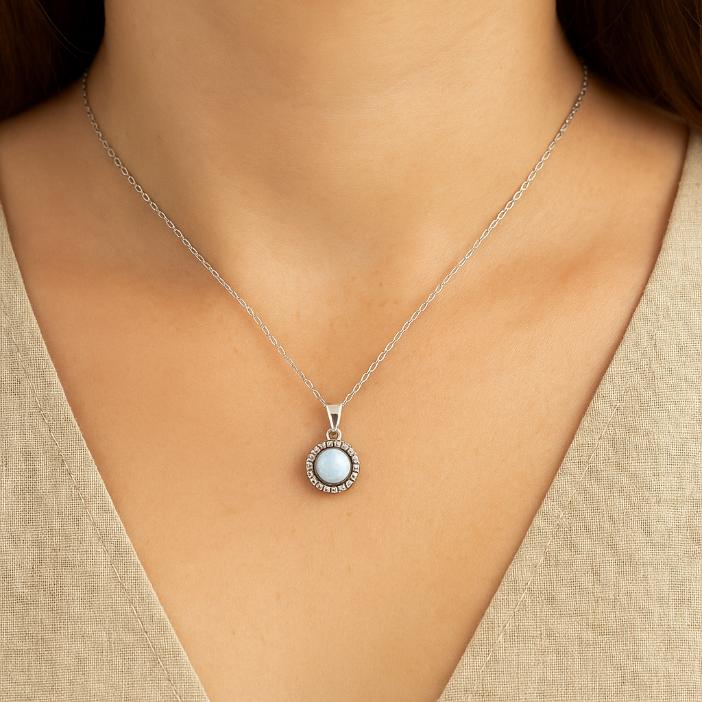 SIMPLE Larimar Necklace