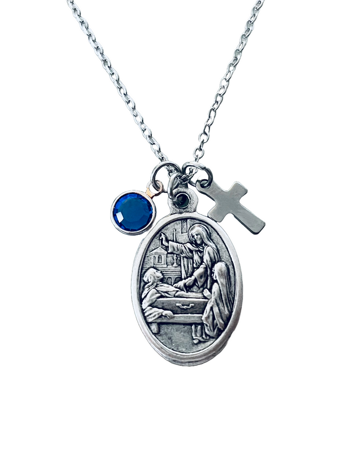 Saint Colette of Corbie Medal - Patron of Women Seeking to Conceive, Expectant Mothers, and Sick Children