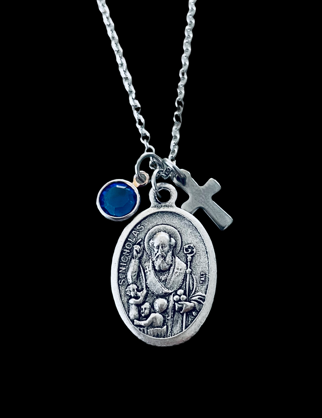 Saint Nicholas Necklace Religious Catholic Gift for Confirmation saint 