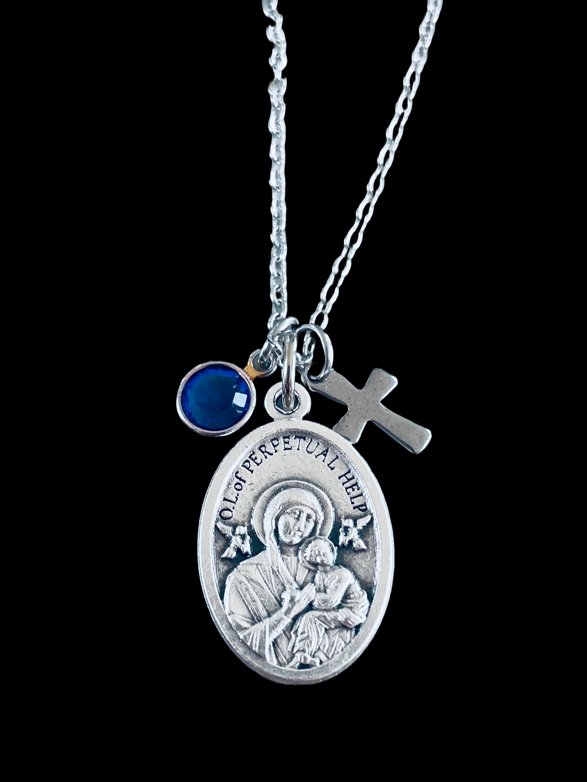 Our Lady of Perpetual Help Religious Necklace