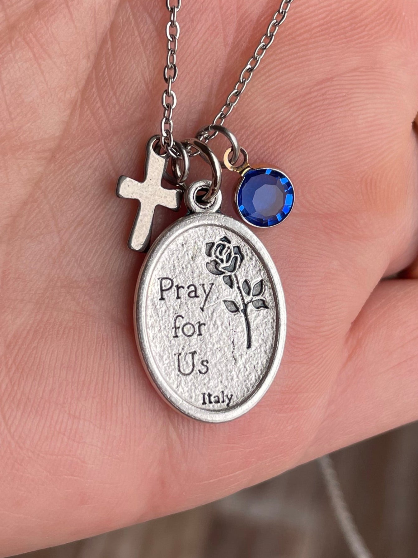 Our Lady of Perpetual Help Jewelry Religious Necklace
