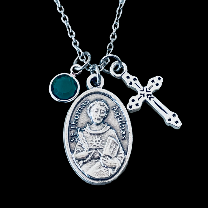 Saint Thomas Aquinas Necklace Thomas Aquinas Medal