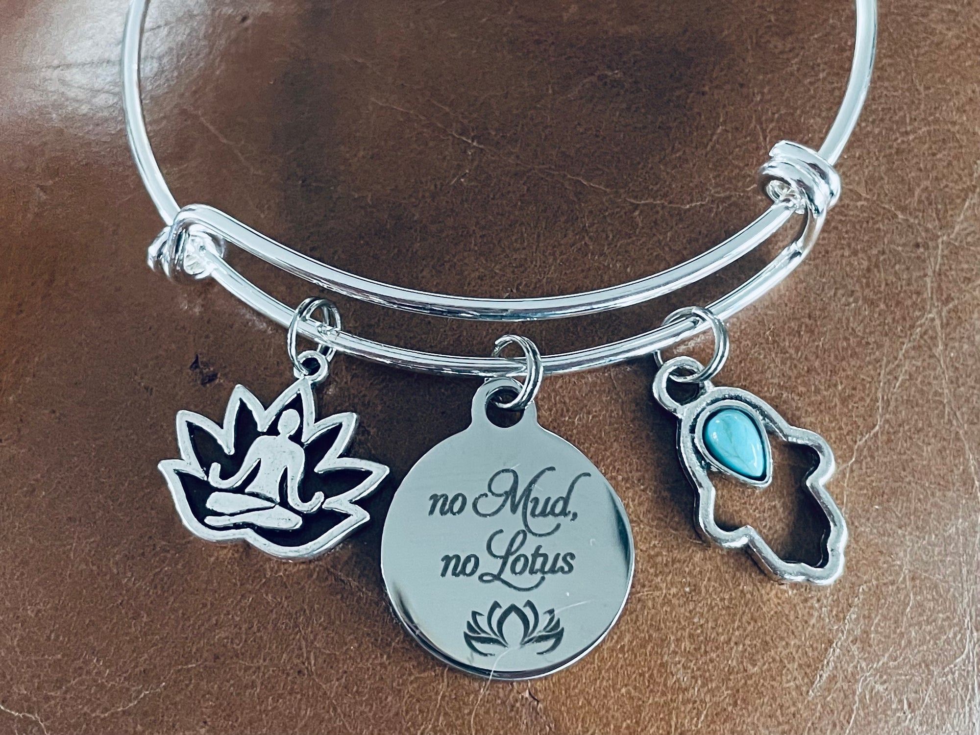 lotus Charm Bracelet 