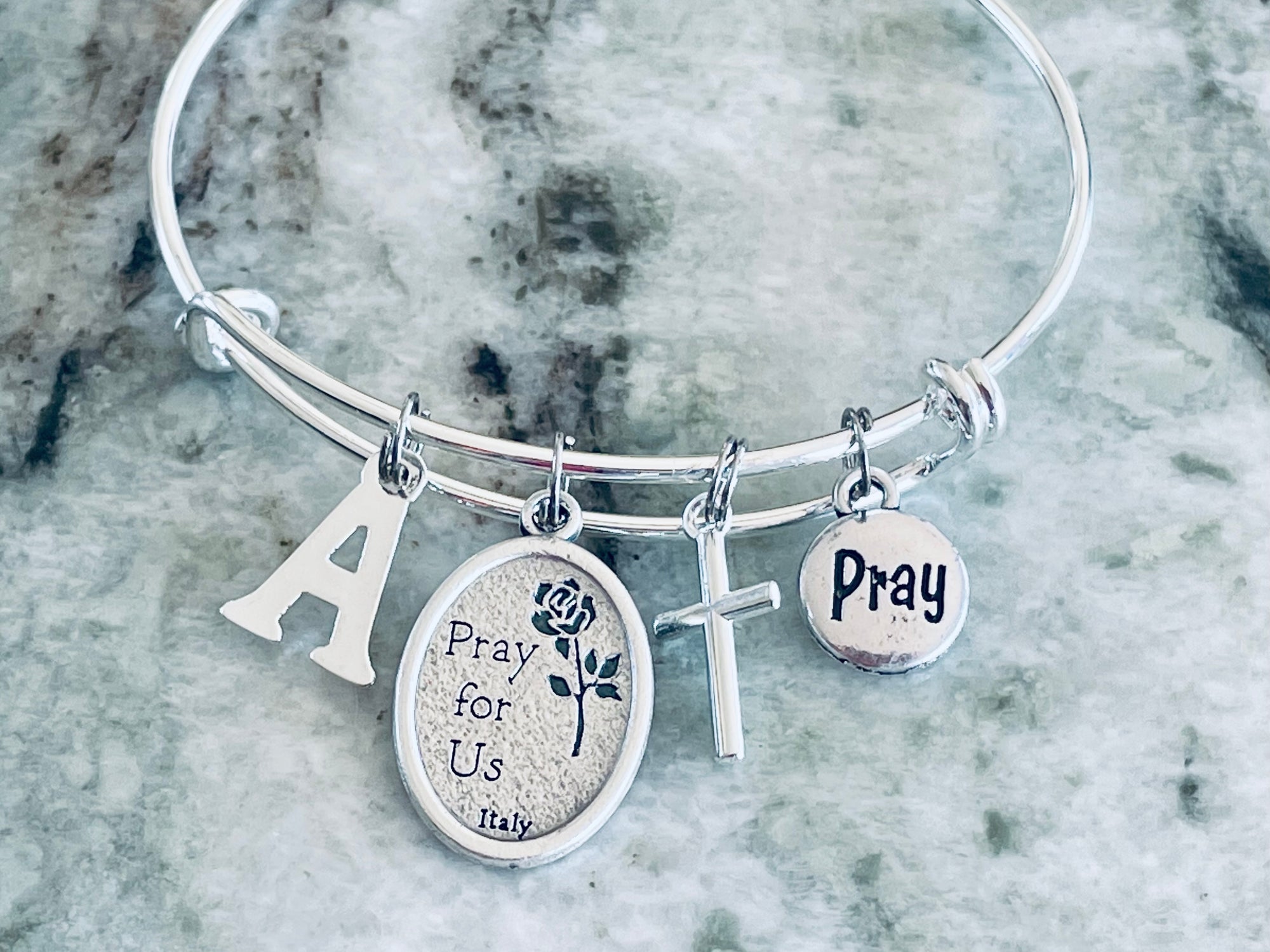 Saint Anne Jewelry Saint Anne Charm Bracelet Patron Saint of Pregnancy, Mothers and Grandmothers