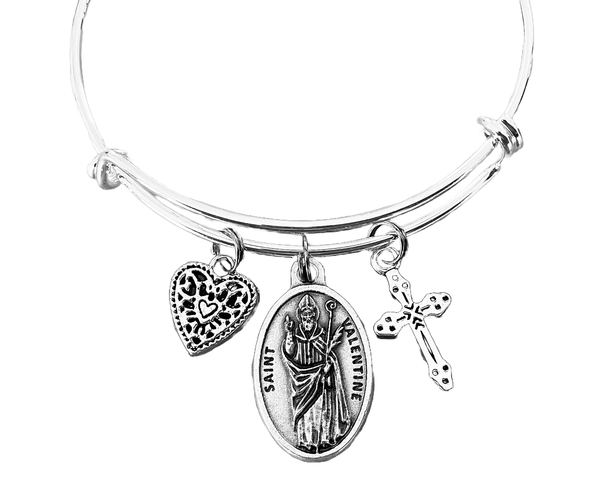 Saint Valentine Bracelet Saint Medal Patron Saint of Love