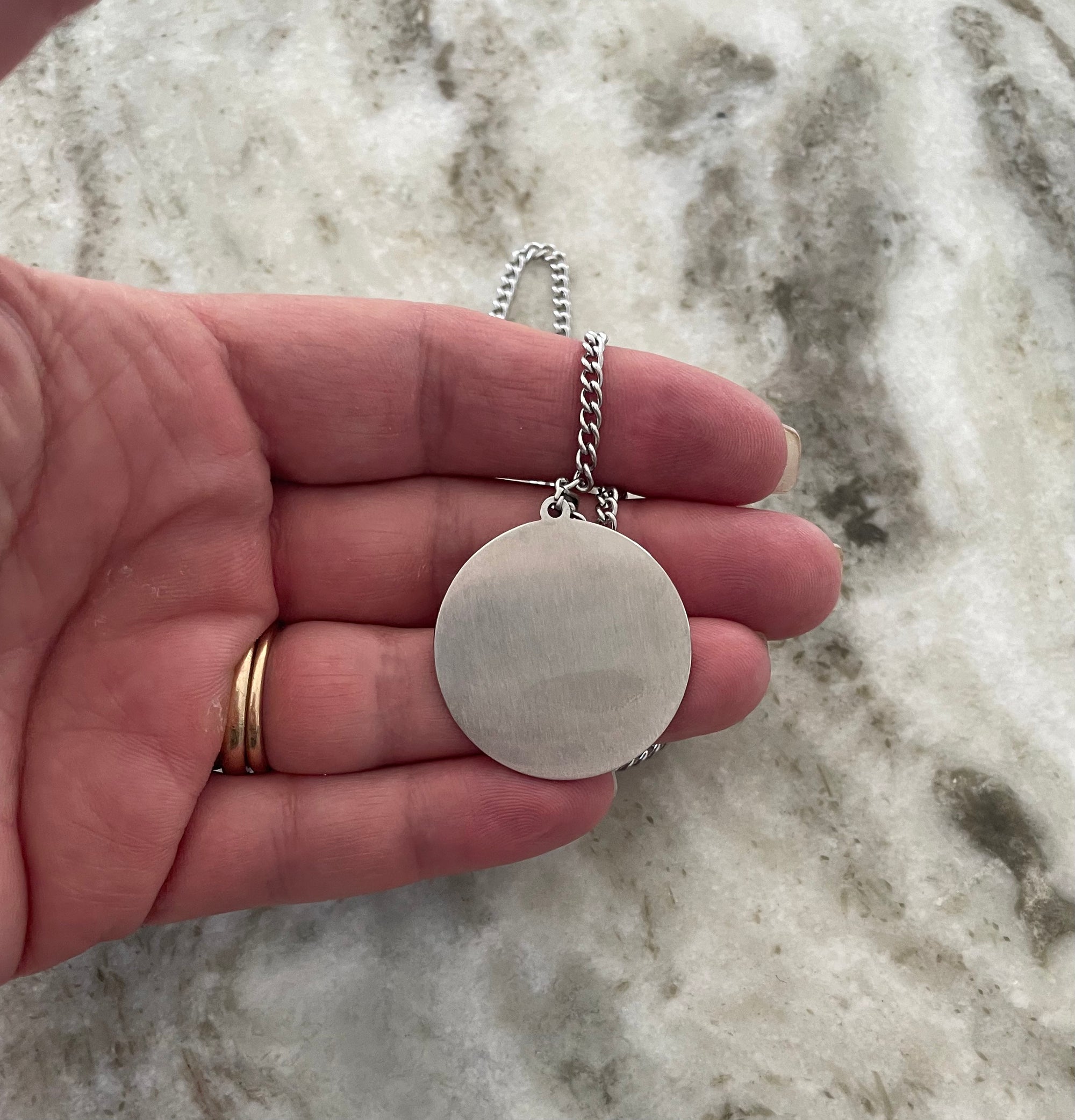 Saint Pendant for men