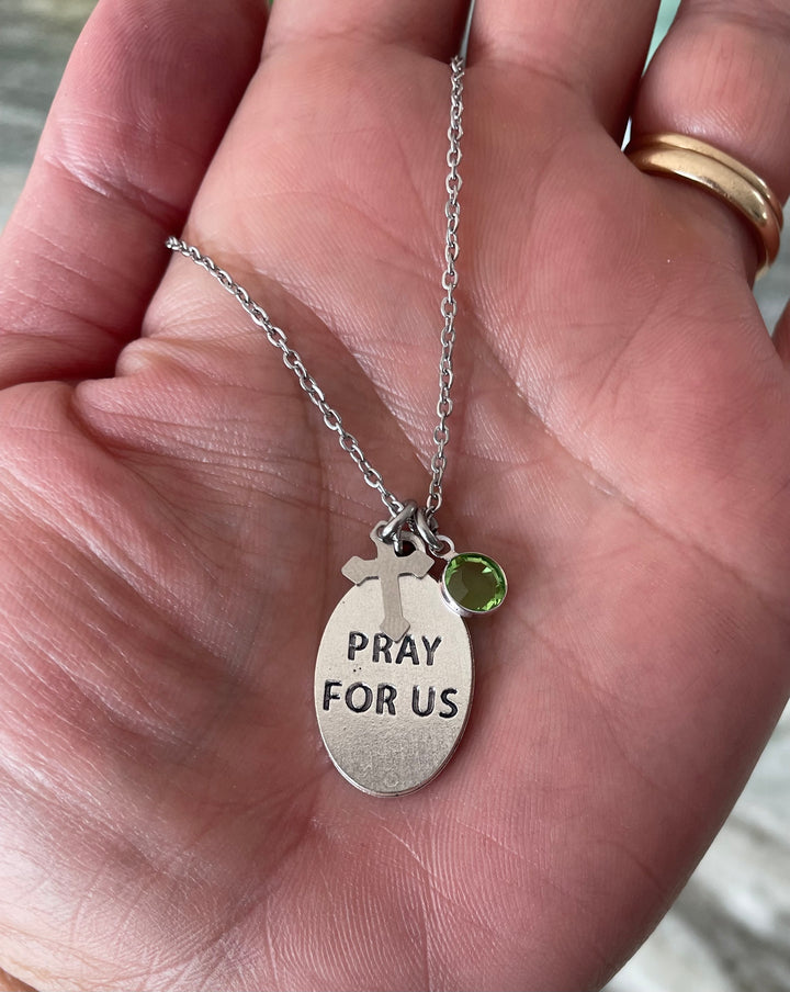 Archangel Raphael Necklace – Silver Oxidized Medal Healing Saint Raphael Saint of Travel – Catholic Gift