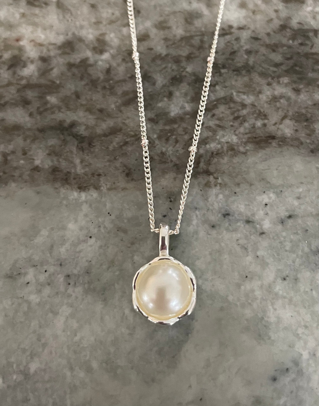 Freshwater Pearl Necklace 925 Sterling Silver 