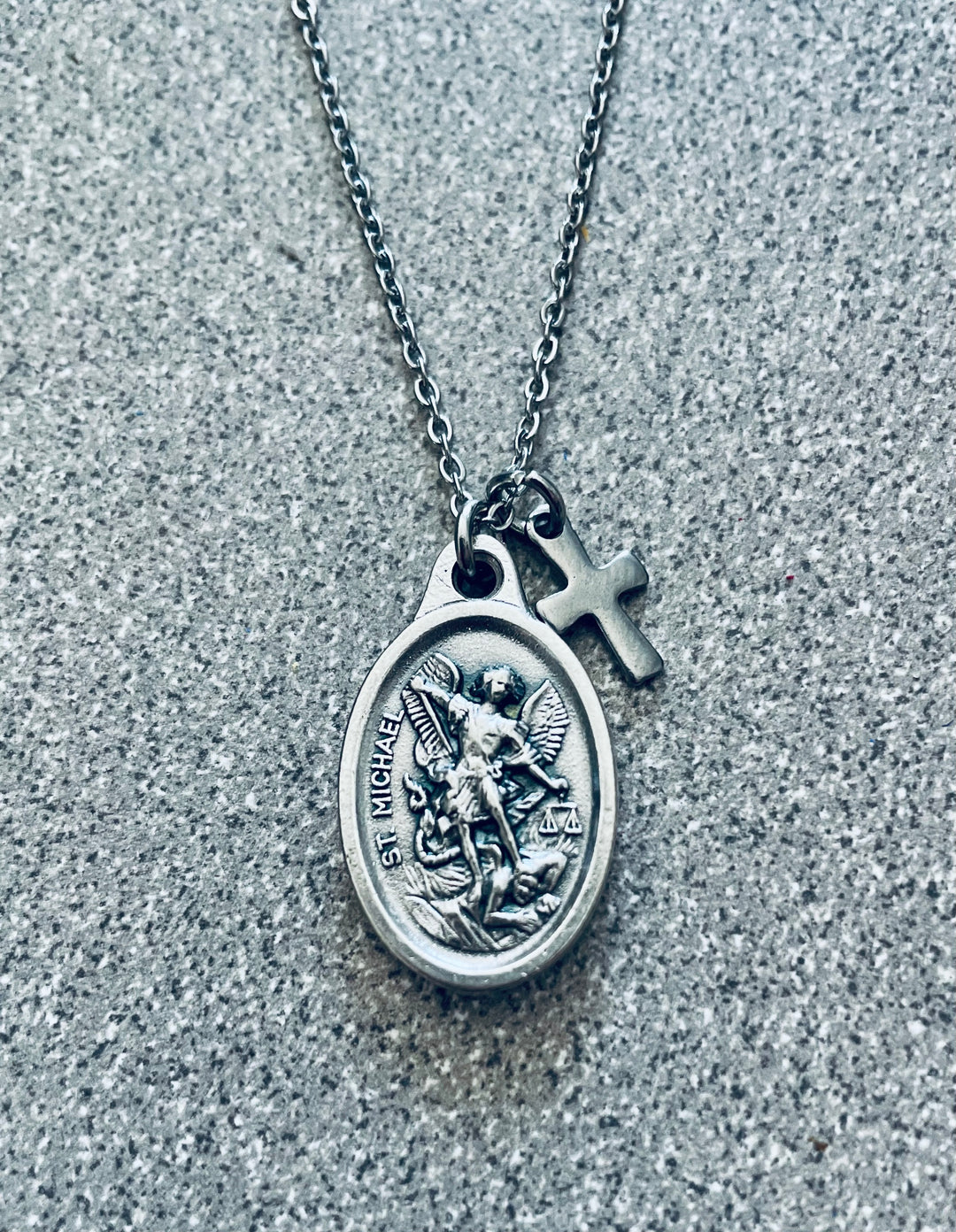 St. Michael Necklace Confirmation Gift