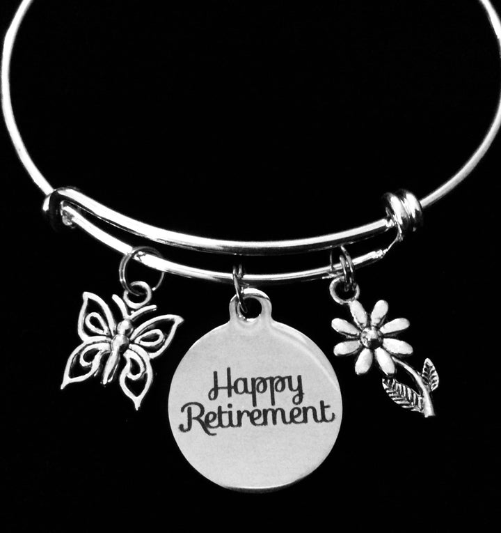 Retirement gift for women Retirement Charm Bracelet 