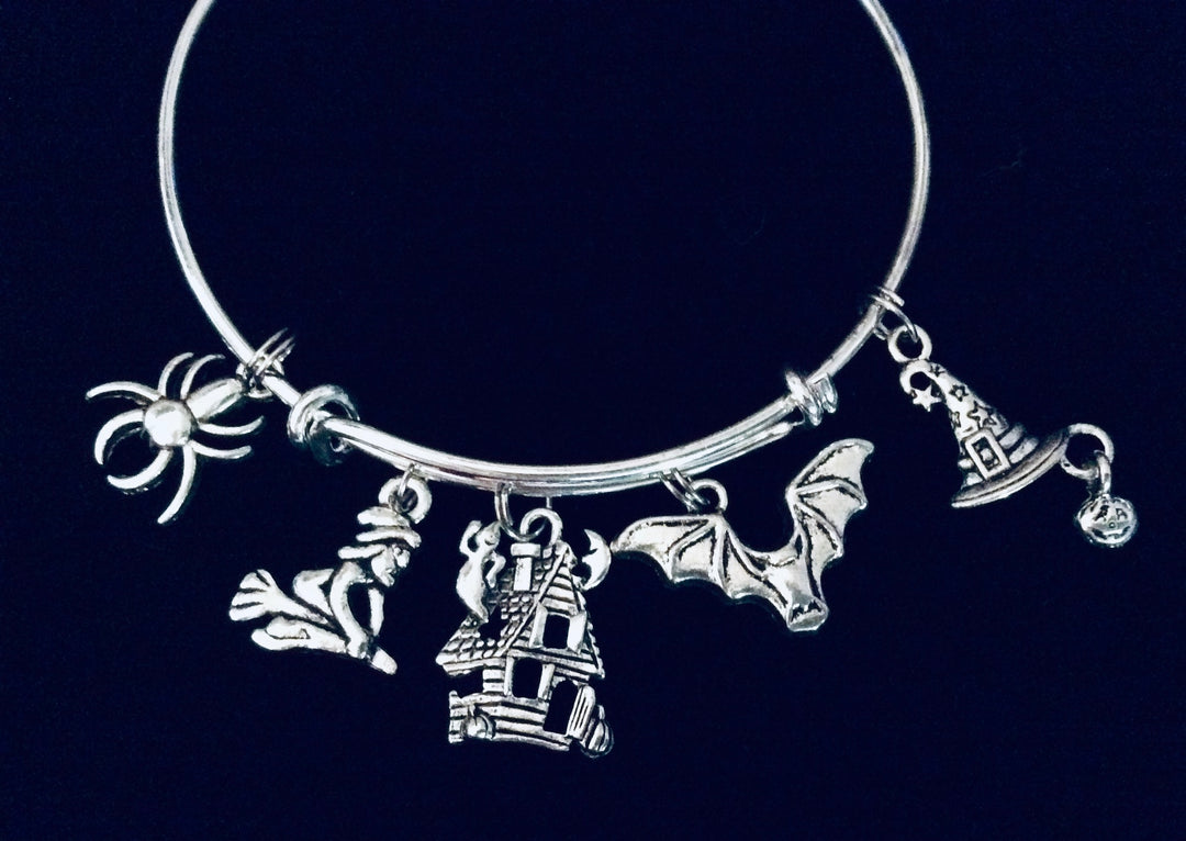 Halloween Charm Bracelet – Spooky Expandable Bangle