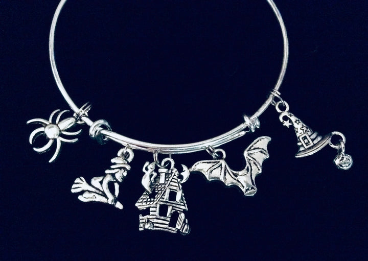 Halloween Charm Bracelet – Spooky Expandable Bangle