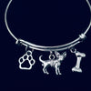 Chihuahua Dog Expandable Charm Bracelet Gift for Dog Mom