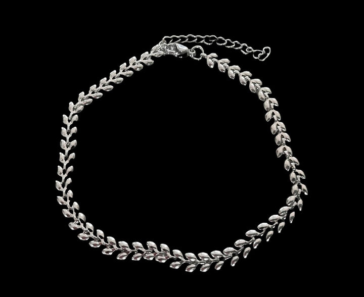 Silver Anklet waterproof 
