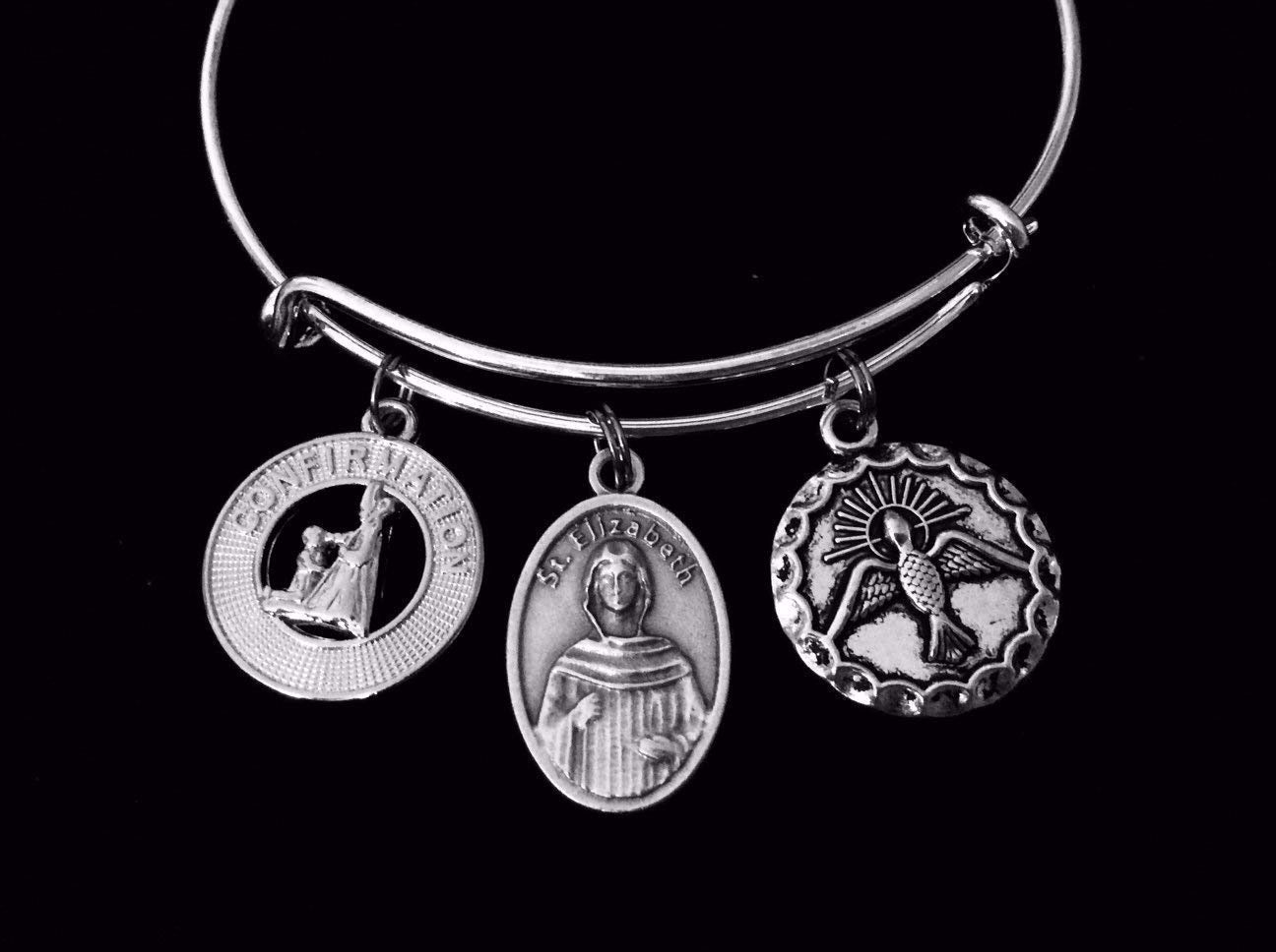 Saint Elizabeth Confirmation Saint Jewelry for Girls Confirmation 