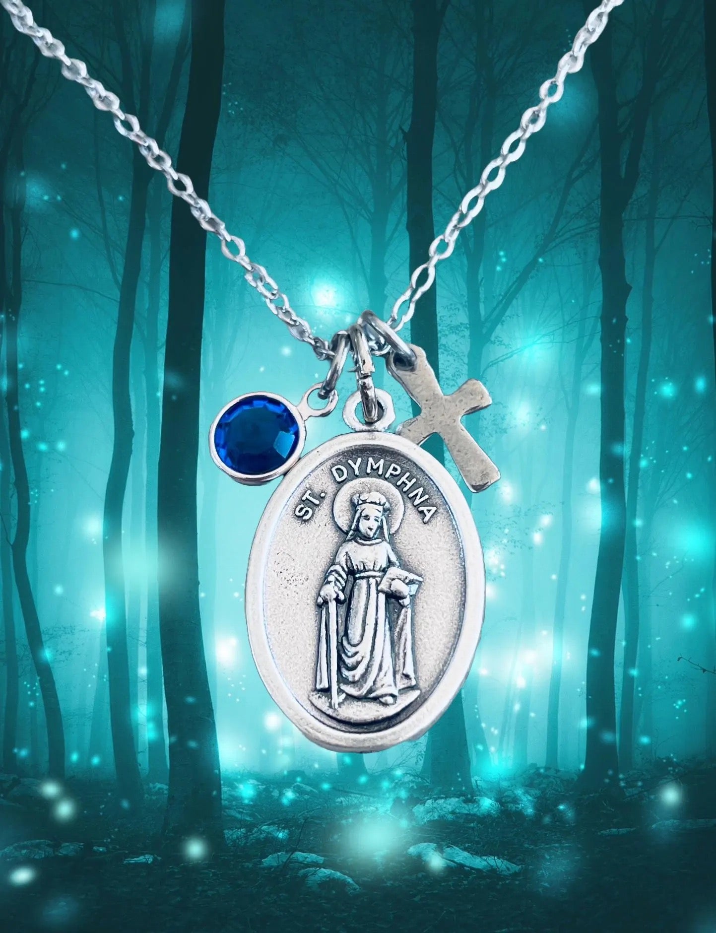 Catholic Saint Dymphna necklace – patron saint of mental health