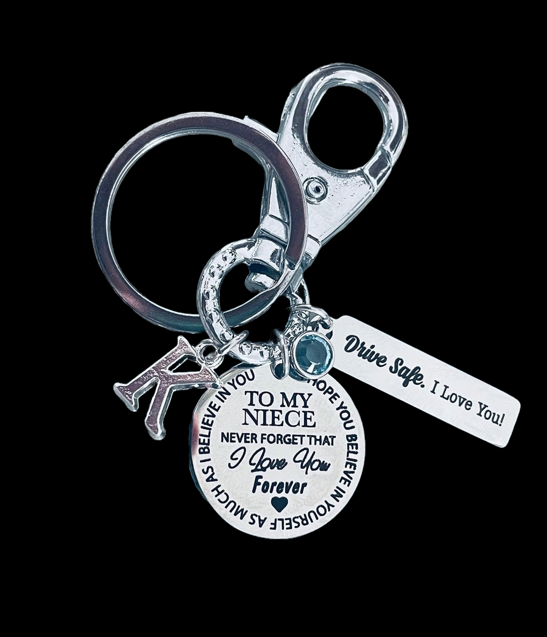 Gift for Niece New Driver I love my Niece Keychain Gift from Aunt
