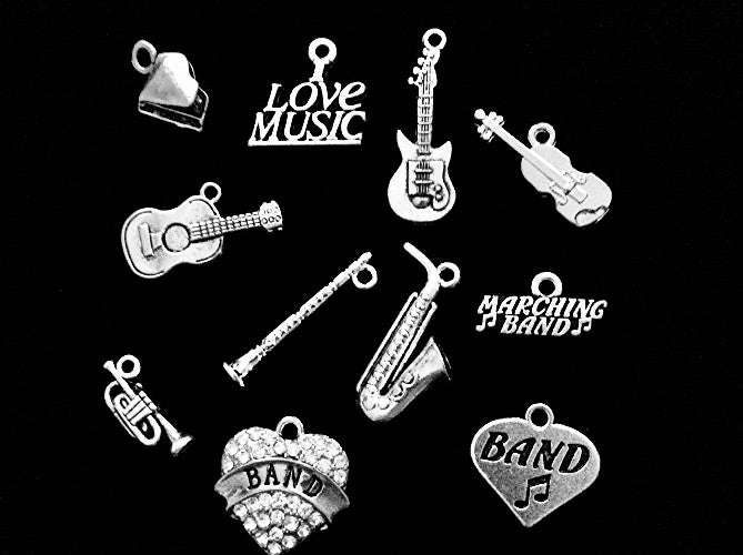 Add An Instrument Charm Listing for Jules Obsession Expandable Bracelets Music Charms