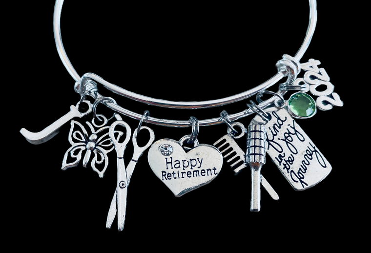 Gifts for Hair Stylist Retirement Gifts Hair Stylist Jewelry Charm Bracelet 