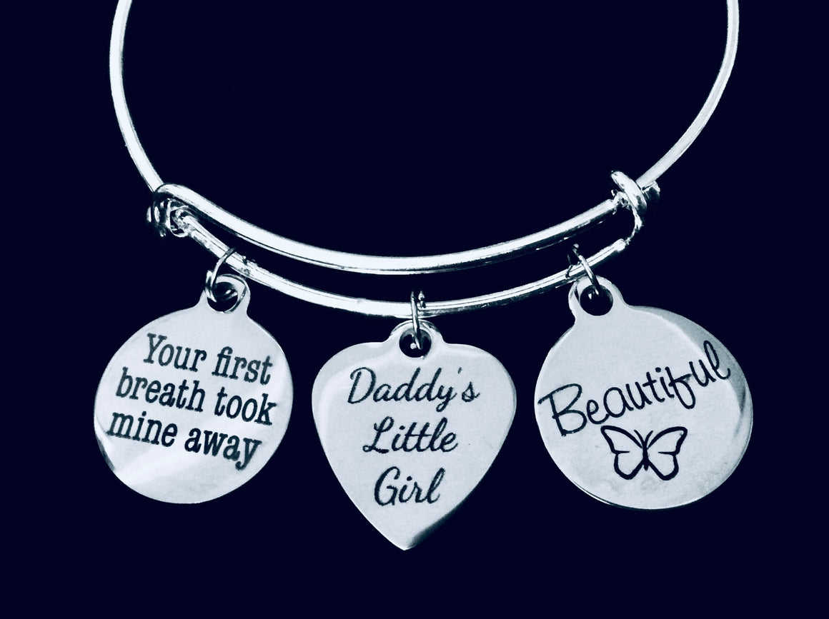 Daddy's Little Girl Charm Bracelet for Daughter