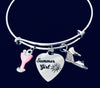 Summer Girl Jewelry Expandable Charm Bracelet 