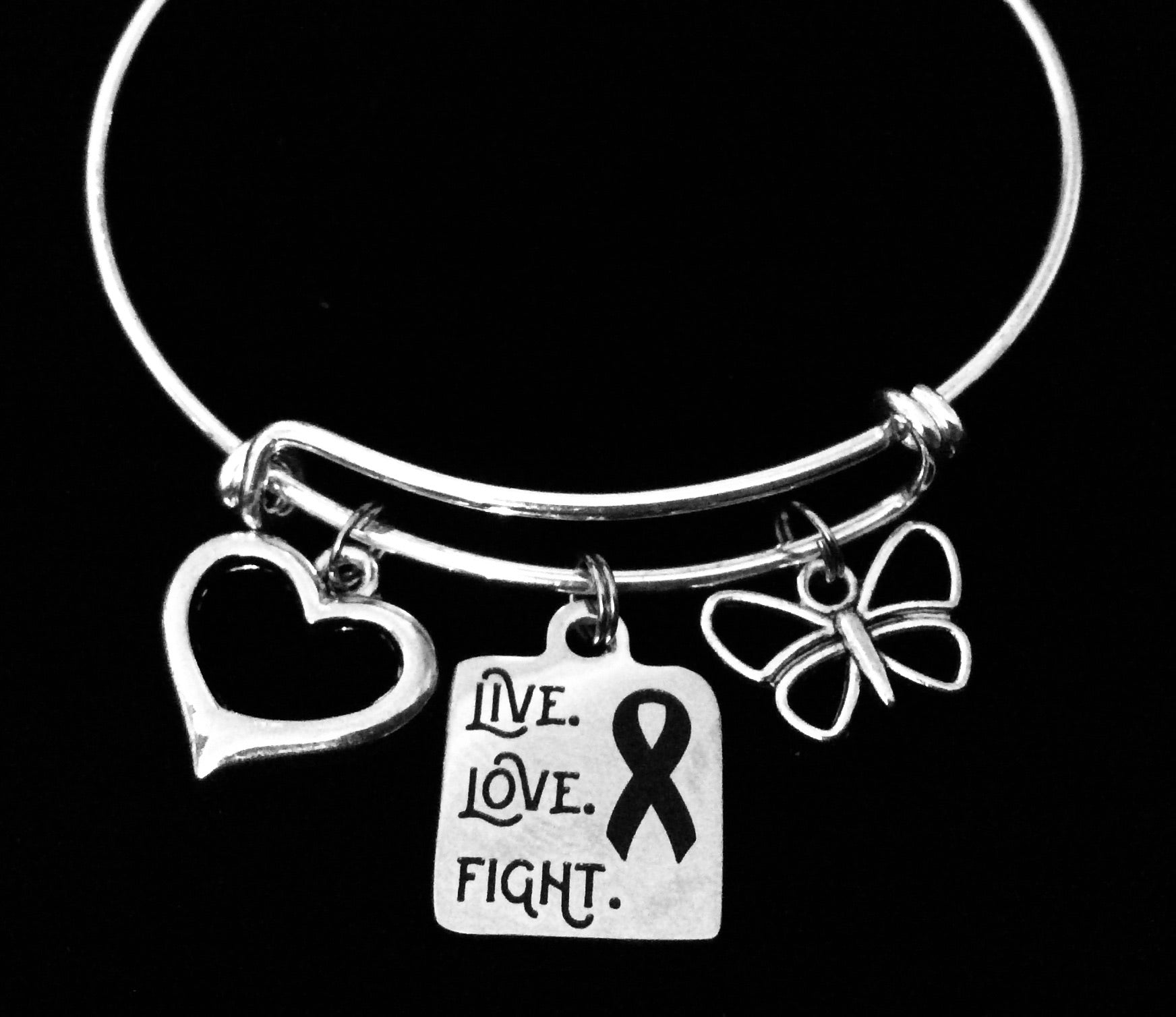 Live Love Fight Cancer Awareness harm Bracelet 
