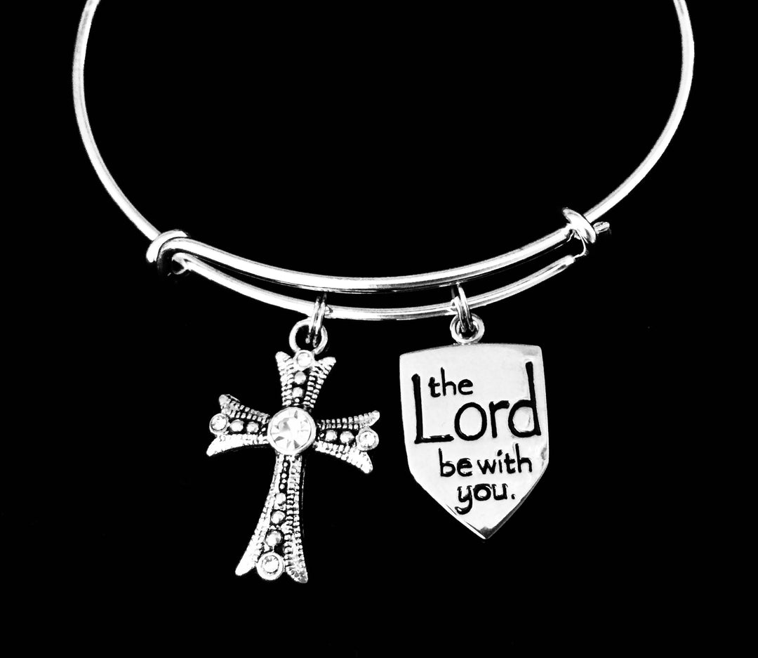 The Lord Be With You Pendant Charm Bracelet