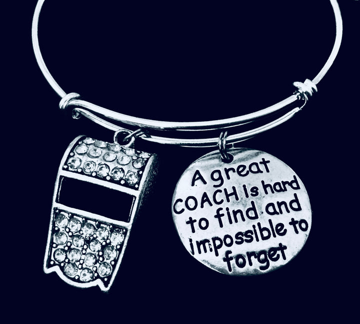 Gifts for Women Coaches harm Bracelet Whistle Jewelry for Coach 