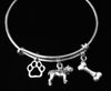 Bull Dog Charm Bracelet 