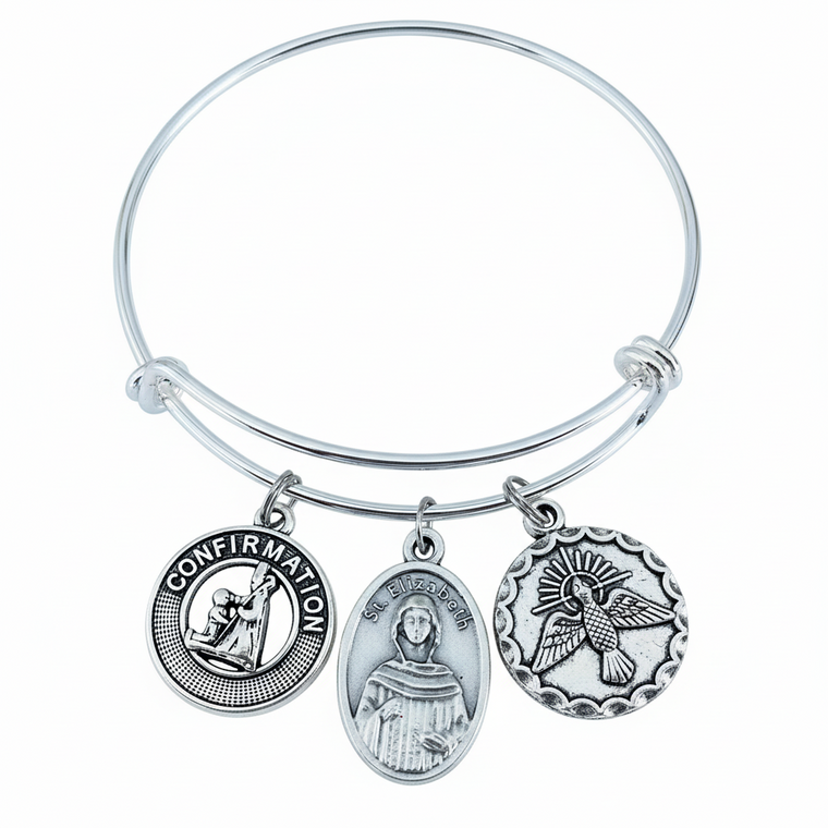 Saint Elizabeth Charm Bracelet for Confirmation

