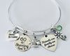 Friends are Family we choose 60th Birthday Gift Tea Personalized Charm Bracelet 