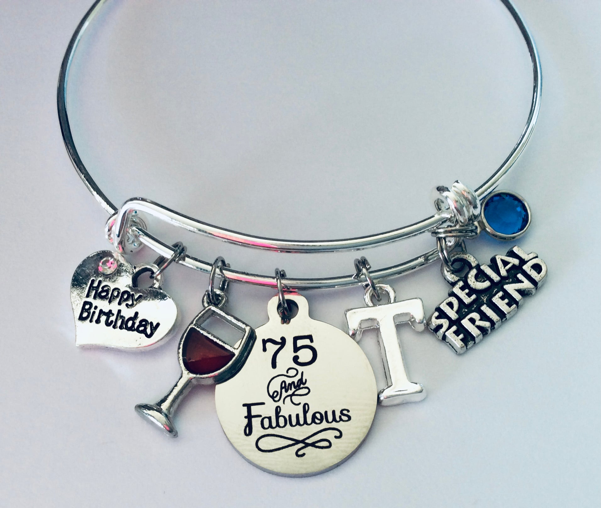 Personalized Gift for Her, Official Teenager, Handmade Silver Initial  Bracelet, Personalized Jewelry, Teen Girl 13th Birthday Gift
