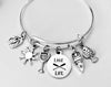 Lake Life Charm Bracelet Flip flops Sun 