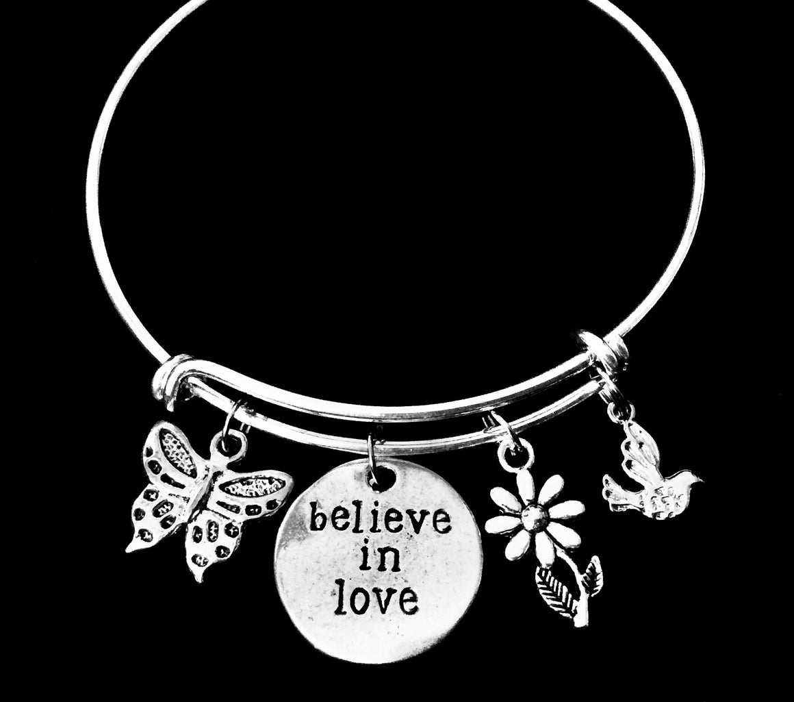 Believe in Love Charm Bracelet 