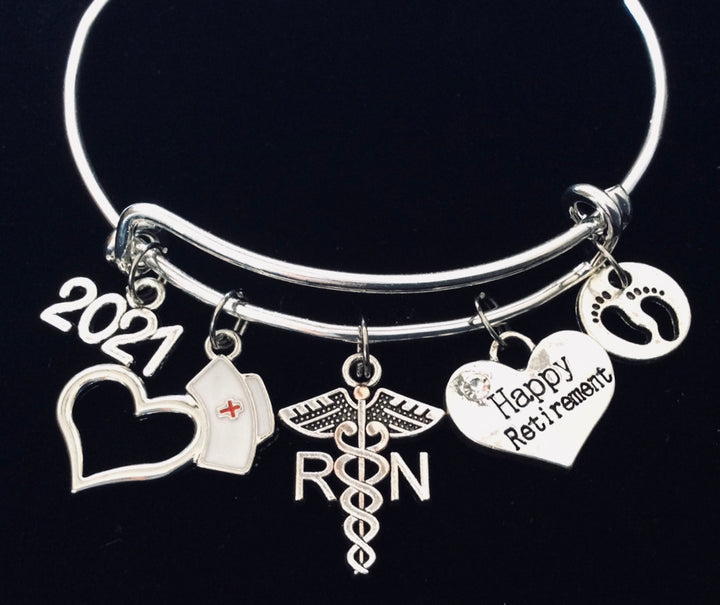 Retirement gift for NICU Nurse Charm Bracelet 