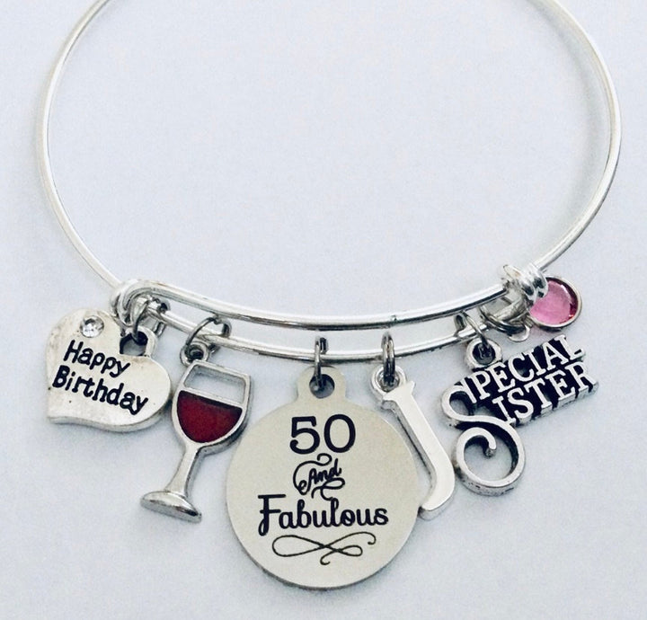50 and Fabulous Birthday Gift for Sister