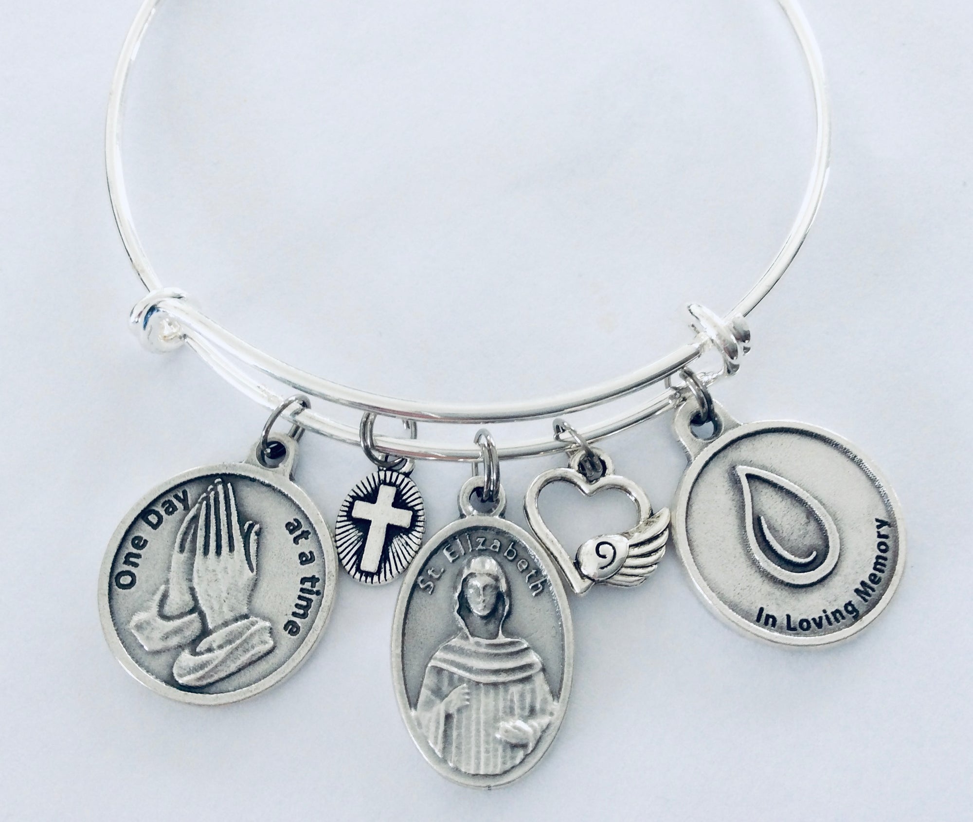 Saint Elizabeth Medal Charm Bracelet