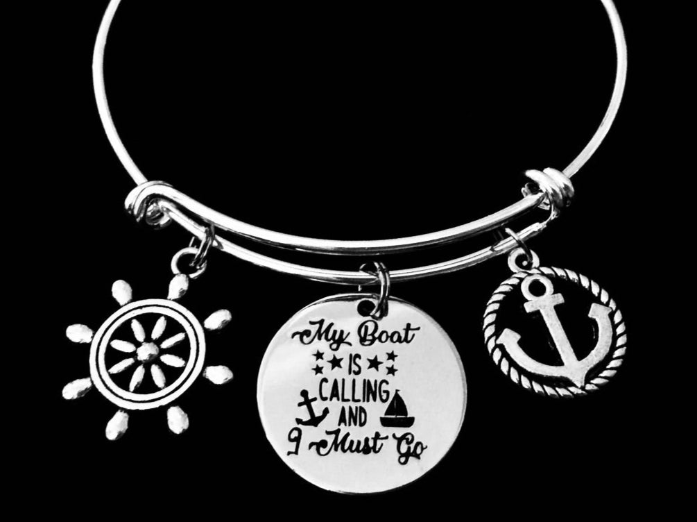Boater Jewelry Boating Jewelry Gift for women boater I love Boating