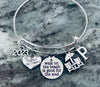 Happy Retirement Beach Themed Gift A Walk on the Beach is Good for the Soul Expandable Charm Bracelet Ocean Nautical Gift