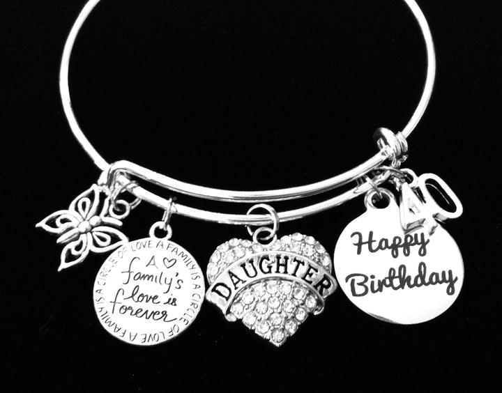 Daughters 40th Birthday gift Family is forever