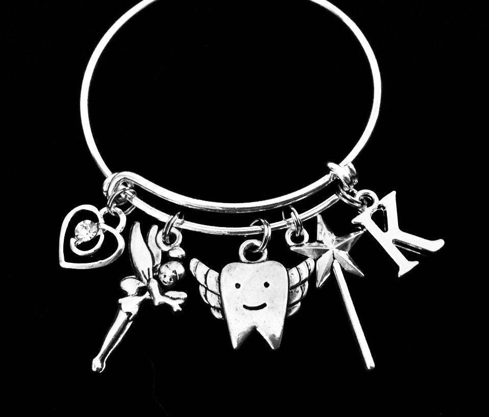 Girls Tooth Fairy Charm Bracelet
