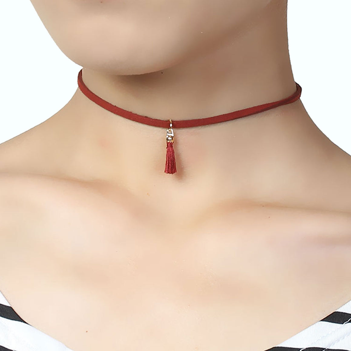 Buy Ruby Stone Choker Necklace Set | Choker Jewellery | Johori