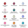 Jules Obsession Birthstone Charm Jewelry