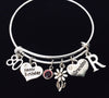 80th Birthday Gift for Grandma Expandable Charm Bracelets Adjustable Bangle One Size Fits All Gift